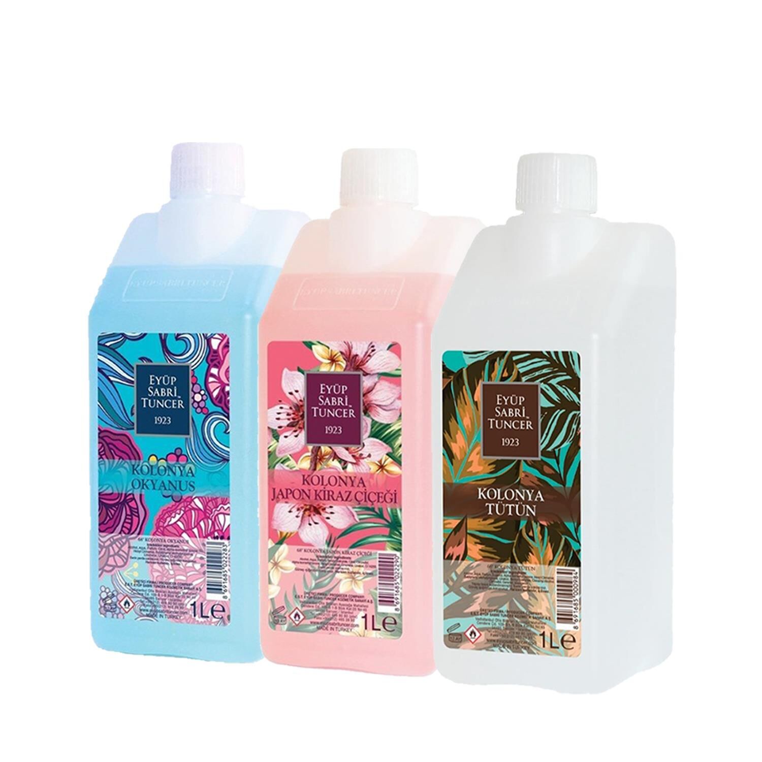 Eyüp Sabri Tuncer Tütün Kolonyası, Okyanus, Japon Kiraz Çiçeği Yedek Şişe 1 Litre