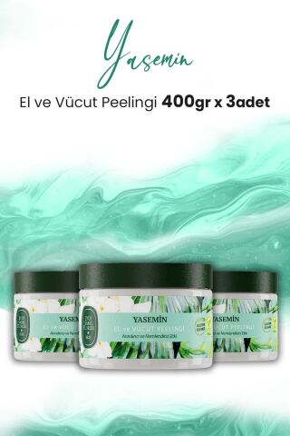 Eyüp Sabri Tuncer El ve Vücut Peelingi Yasemin 400 gr x 3 Adet