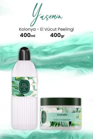Eyüp Sabri Tuncer Yasemin Vücut Peelingi 400 gr ve Yasemin Kolonyası 400 ml