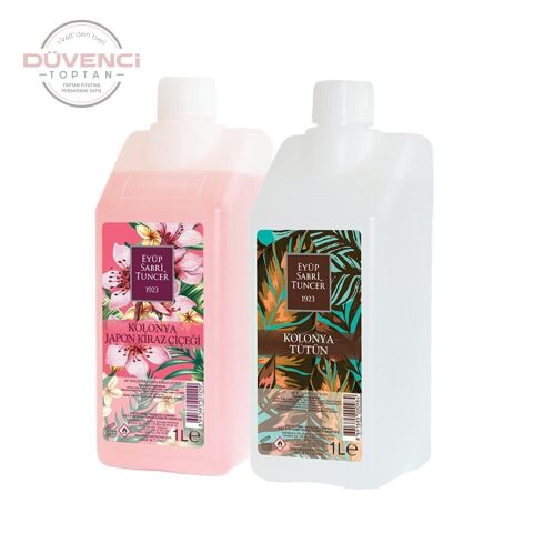Eyüp Sabri Tuncer Tütün Kolonyası Yedek Şişe ve Japon Kiraz Çiçeği Yedek Şişe 1 Litre