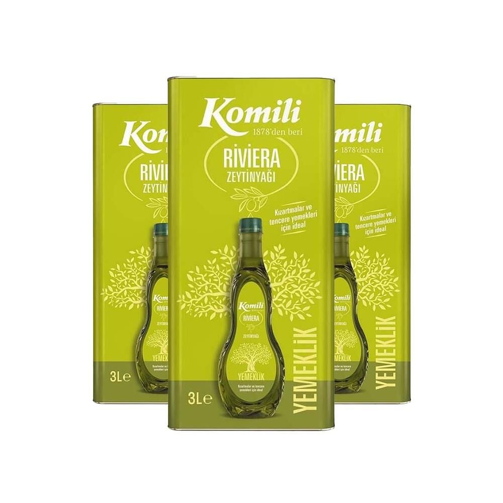 Komili Riviera Zeytinyağı 3 lt x 3
