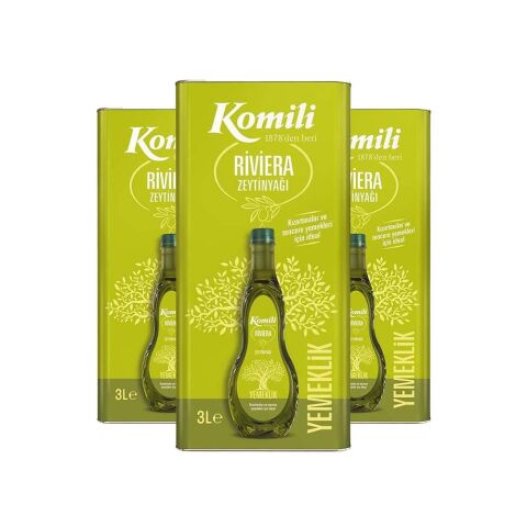 Komili Riviera Zeytinyağı 3 lt x 3