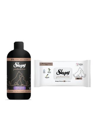 Sleepy Petcare Evcil Hayvan Islak Havlusu + Şampuan
