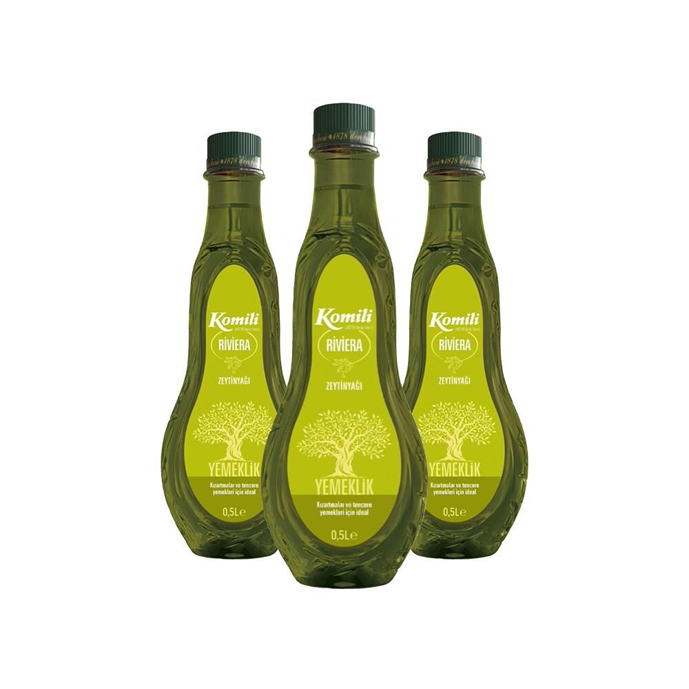 Komili Riviera Zeytinyağı 500 ml x 3