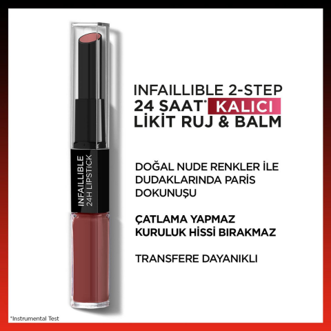 3 Adet Loreal Paris Infaillible 24H Kalıcı Likit Ruj & Balm 802 ve ROSIE Pamuk