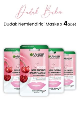 Garnier Dudak Nemlendiricisi Kağıt Bakım Maskesi 5 gr x 4 Adet