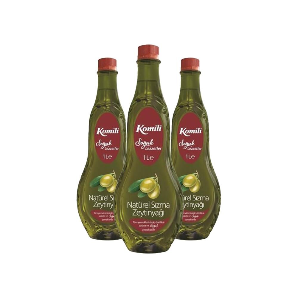 Komili Sızma Zeytinyağı 1 Lt x 3
