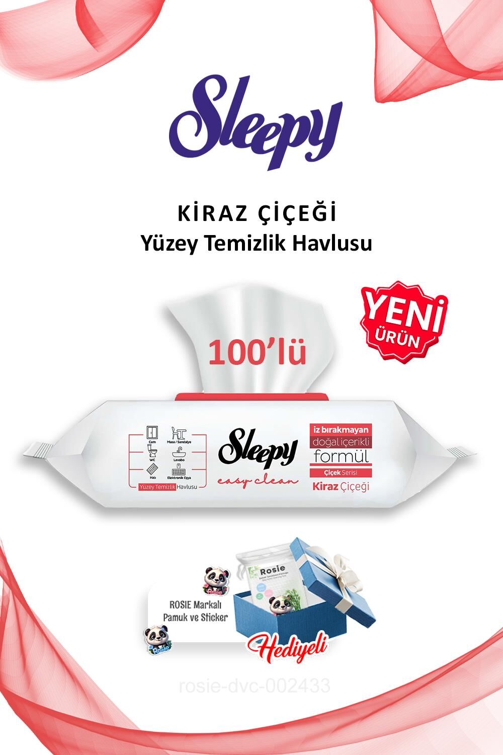 Kiraz Çiçeği Sleepy Easy Clean 100'lü ve Rosie