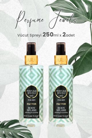 Eyüp Sabri Tuncer Body Splash Factor 250 ml x 2 Adet