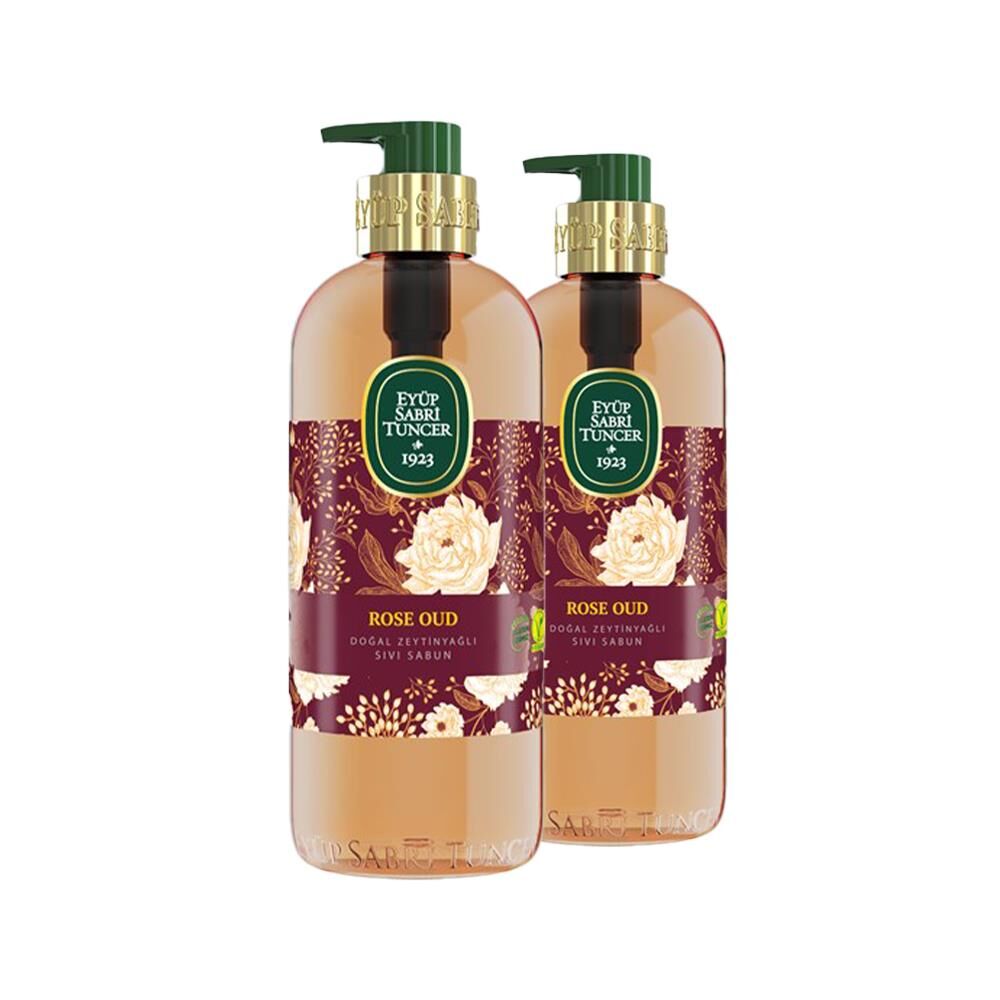 Eyüp Sabri Tuncer Rose Oud Doğal Zeytinyağlı Sıvı Sabun 500 ml x 2