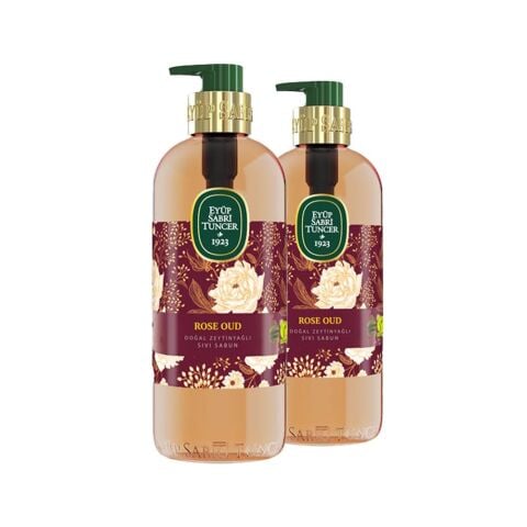Eyüp Sabri Tuncer Rose Oud Doğal Zeytinyağlı Sıvı Sabun 500 ml x 2