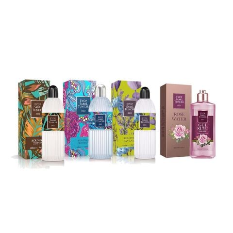 EST Tütün Pet, Okyanus Cam, Lavanta Pet Kolonya, Gül Suyu 350 ml