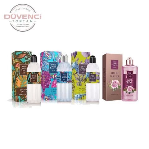 EST Tütün Pet, Okyanus Cam, Lavanta Pet Kolonya, Gül Suyu 350 ml