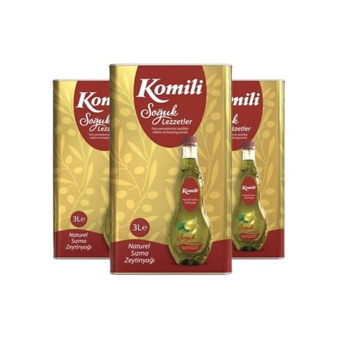 Komili Sızma Zeytinyağı 3 lt x 3