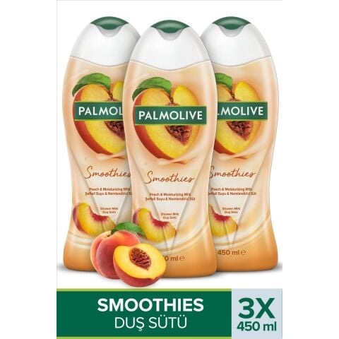Palmolive Smoothies Şeftali Duş Jeli 450 ml X3