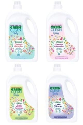Green Clean Baby Çamaşır Deterjanı 2.75lt Yumuşatıcı 2.75lt Leke Çıkarıcı 2.75lt Emzik Biberon 2.75 lt