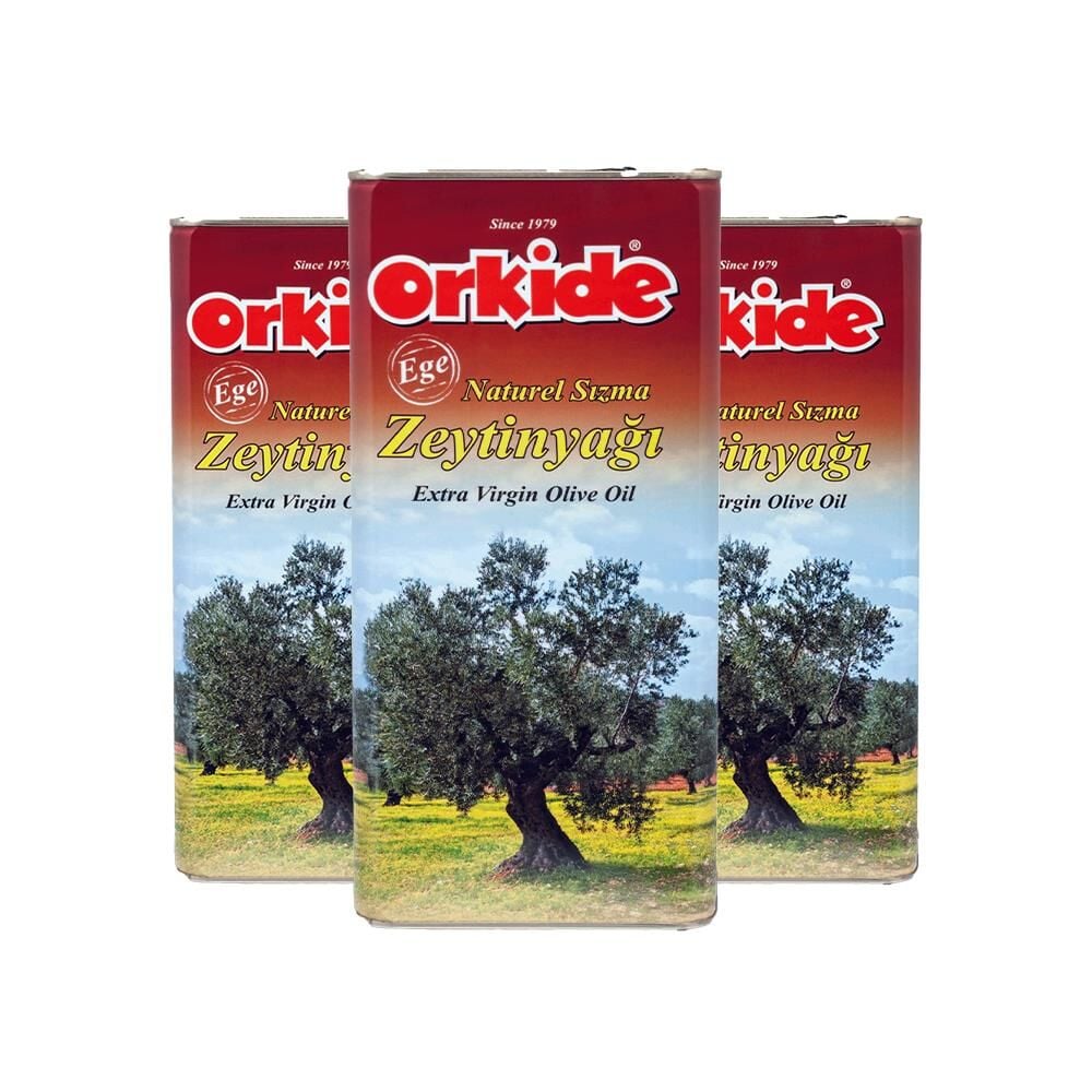 Orkide Sızma Zeytinyağı Teneke 5 lt x 3