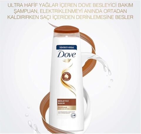 Saç Bakım Şampuanı Besleyici Bakım Kuru Saçlar Için 400 Ml X3