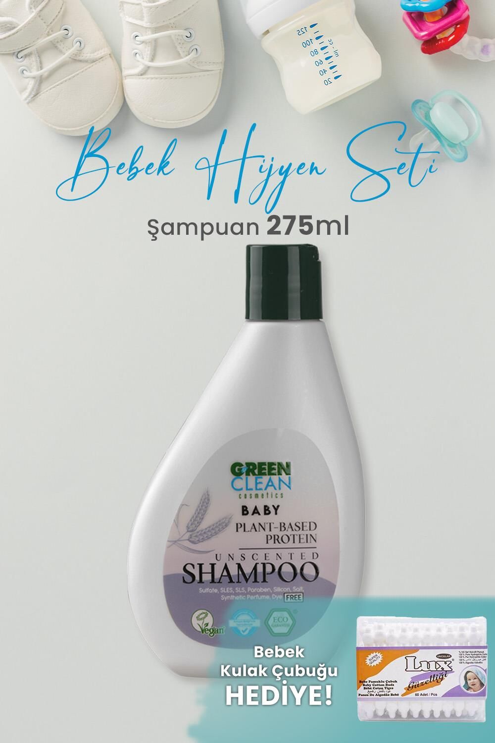 Green Clean Baby Şampuan 275 ml ve Hediyeli