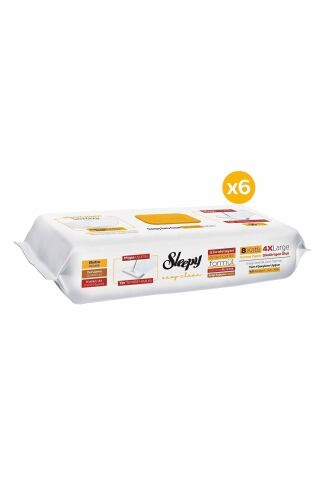 Sleepy Easy Clean Arap Sabunu Katkılı Mopa Uyumlu Yer Temizlik Havlusu 6x50 (300 YAPRAK)