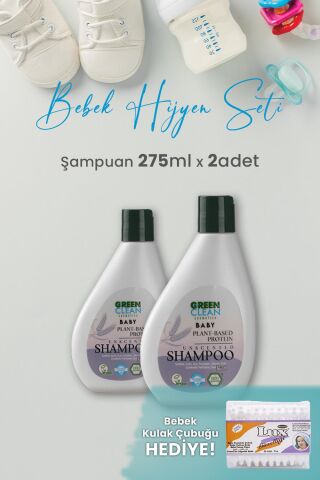 Green Clean Baby Şampuan 275 ml x 2 Adet ve Hediyeli