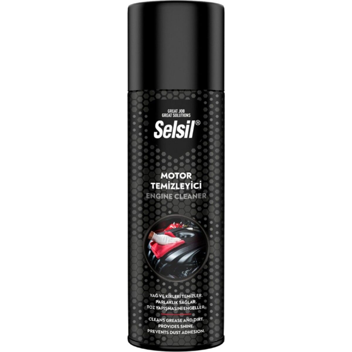 Selsil Susuz Motor Temizleme Spreyi 500ML Motor Temizleyici