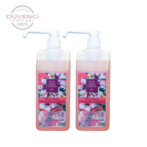 Eyüp Sabri Tuncer Japon Kiraz Çiçeği Kolonyası Sprey Şişe 1 lt x 2