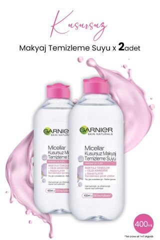 Garnier Micellar Kusursuz Makyaj Temizleme Suyu 400 ml x 2 Adet