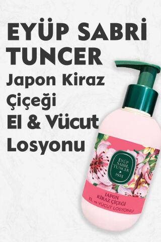 Eyüp Sabri Tuncer Japon Kiraz Çiçeği El ve Vücut Losyonu 280 ml