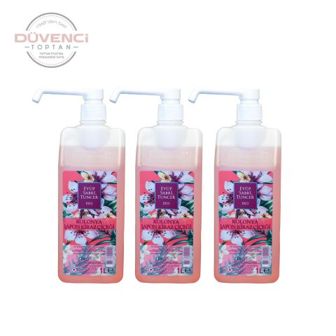 Eyüp Sabri Tuncer Japon Kiraz Çiçeği Kolonyası Sprey Şişe 1 lt x 3