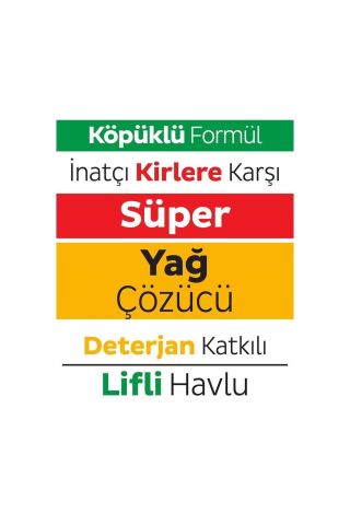 Sleepy Easy Clean Süper Yağ Çözücü&Kireç Sökücü Havlu Karma Paket 8X30 (240 Yaprak)