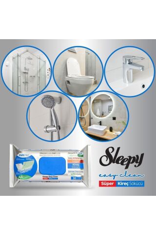 Sleepy Easy Clean Süper Yağ Çözücü&Kireç Sökücü Havlu Karma Paket 8X30 (240 Yaprak)