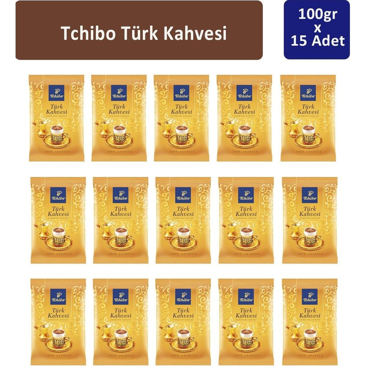 Tchibo Türk Kahvesi 100 gr x 15 Adet