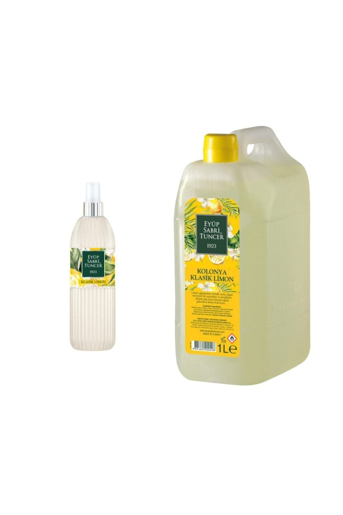 Eyüp Sabri Tuncer 1 Litre Limon Kolonya (Hediyeli)