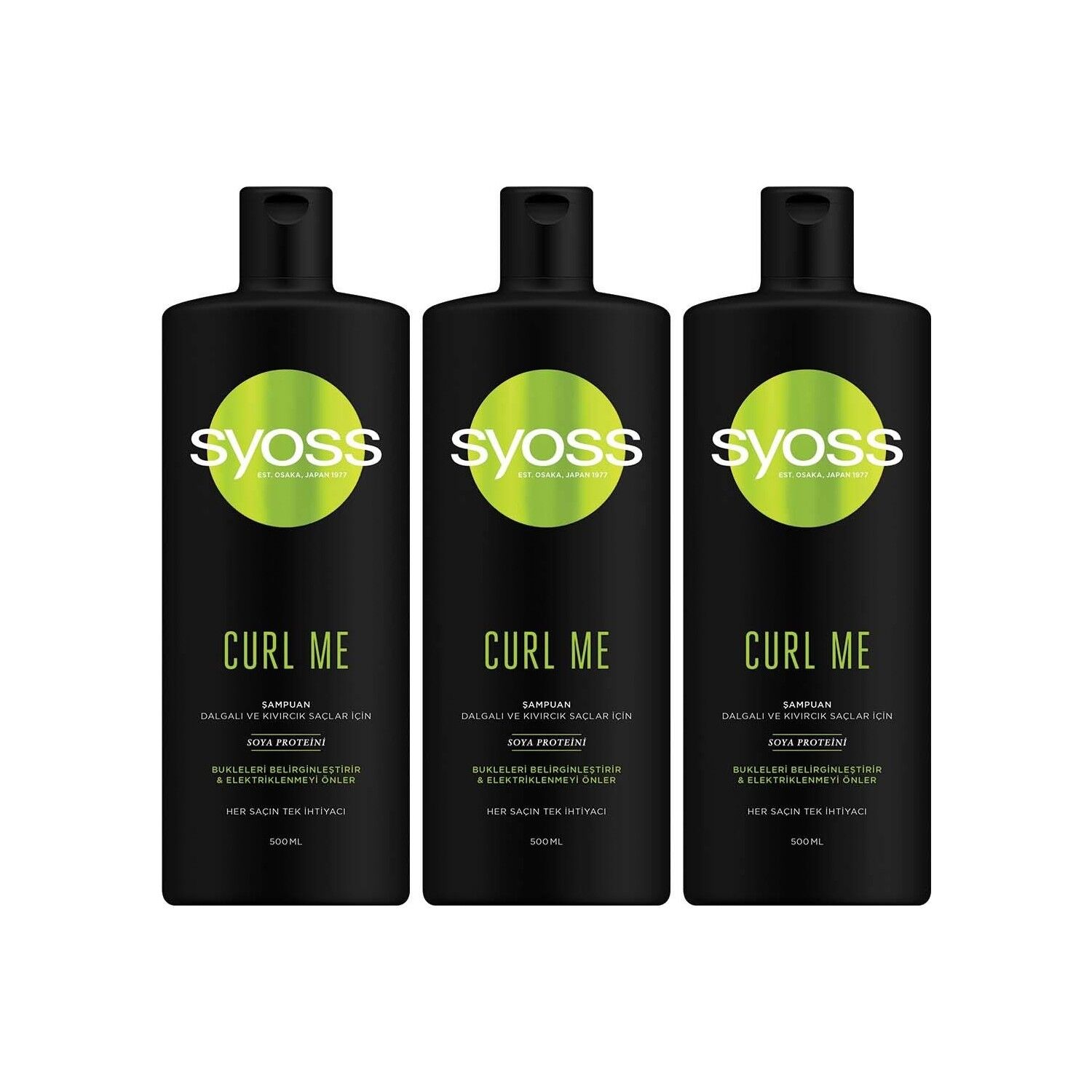 Syoss Curl Me Şampuan 500 ml x 3 Adet