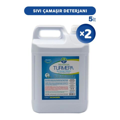 Turmepa Sıvı Çamaşır Deterjanı 5 lt x 2