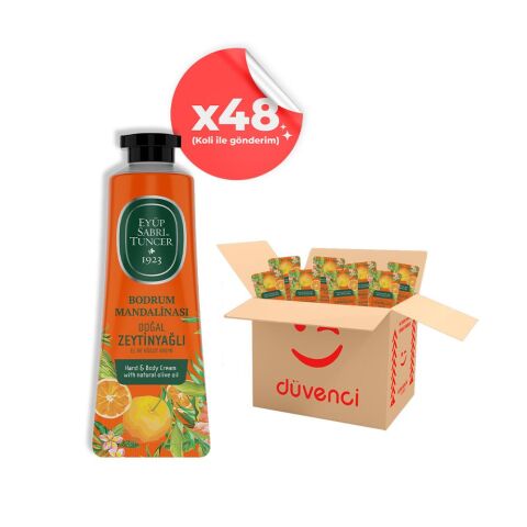 Eyüp Sabri Tuncer El ve Vücut Kremi Bodrum Mandalinası 50 ml x 48