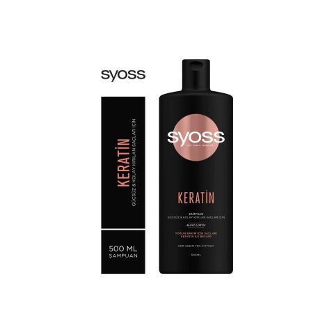 Syoss Şampuan Keratin Mükemmeliği 500 ML x 2 Adet