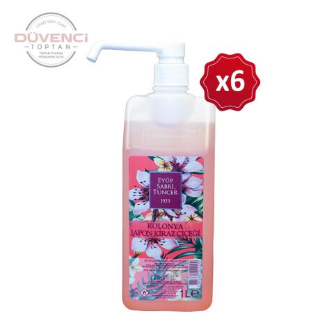 Eyüp Sabri Tuncer Japon Kiraz Çiçeği Kolonyası Sprey Şişe 1 lt x 6 adet