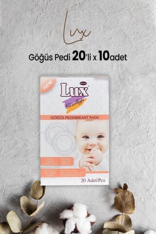 Lux Göğüs Pedi 20' li x 10 Adet