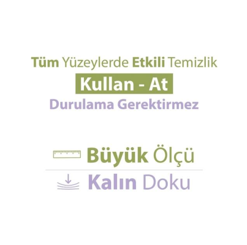 Turco Doğadan Lavantalı Yüzey Temizlik Havlusu 100 Yaprak