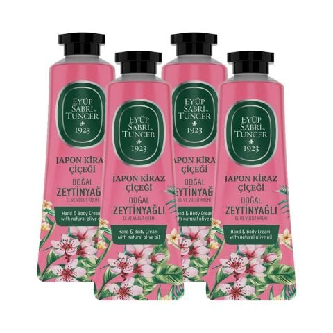 Eyüp Sabri Tuncer El ve Vücut Kremi Japon Kiraz Çiçeği 50 ml x 4