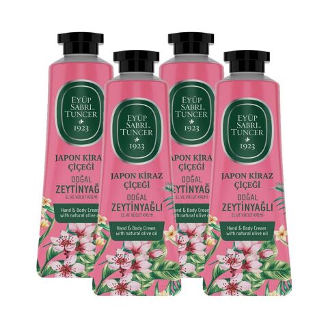 Eyüp Sabri Tuncer El ve Vücut Kremi Japon Kiraz Çiçeği 50 ml x 4