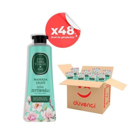 Eyüp Sabri Tuncer El ve Vücut Kremi Manolya Çiçeği 50 ml x 48