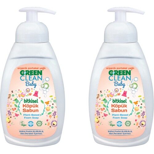 Green Clean Baby Köpük Sabun 450 ml x 2 Adet