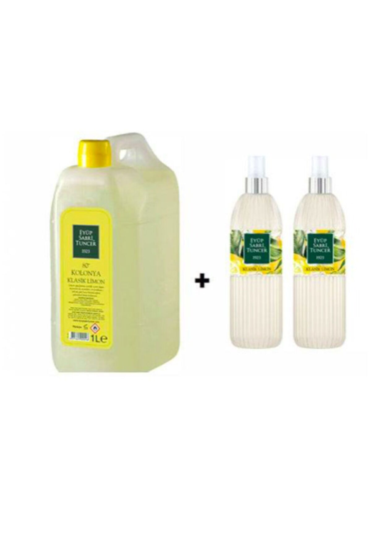 Eyüp Sabri Tuncer Klasik Limon Kolonyası 1 lt ve 2 adet 150 ml