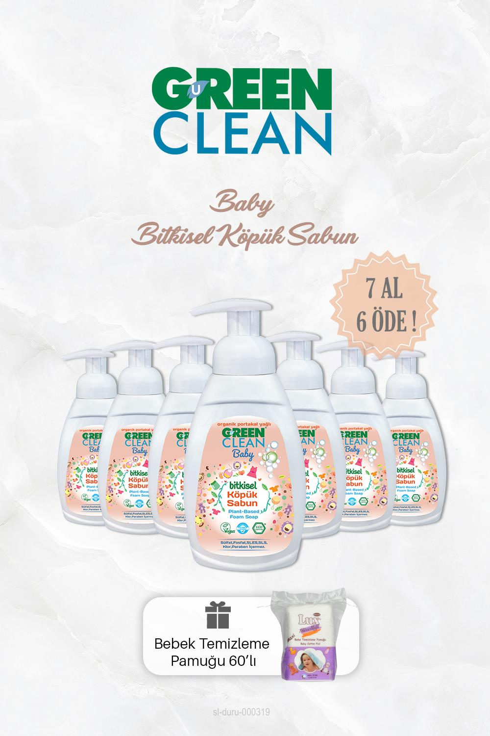 7 AL 6 ÖDE Bebek Köpük Sabun Portakallı 450 ml