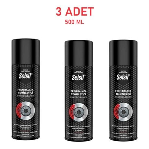 Selsil Fren Balata Temizleme Spreyi 500 ml -3 Adet