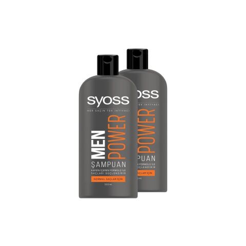Syoss Men Power Şampuan 500 ML x 2 Adet