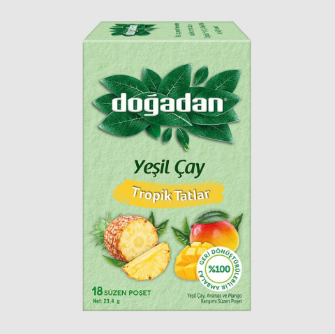 Doğadan 18'li Poşet Çaylar Papaya, Mango ve Tropik ve Rosie Pamuk